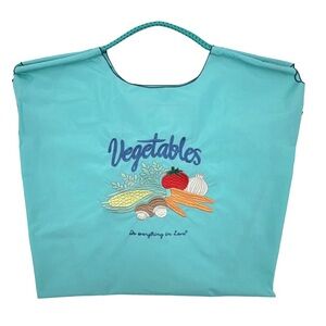 Vegetables Rope Bag. "Mint"
100% Nylon

Length: 18.5

Width: 23.6